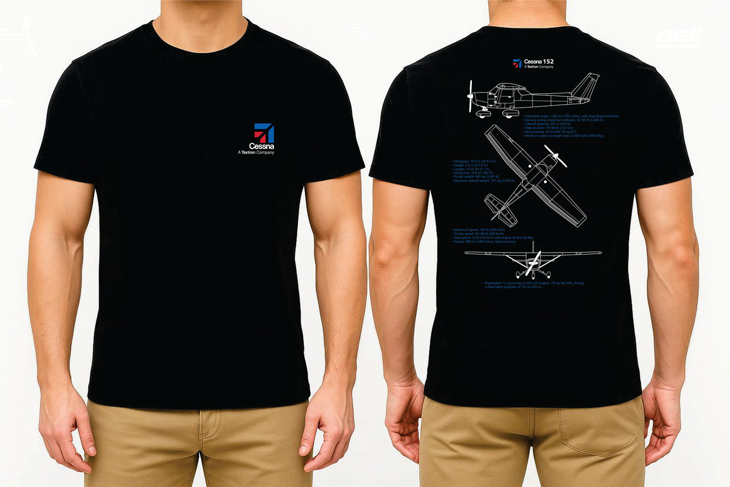 Camiseta Premium Cessna 152 A5C