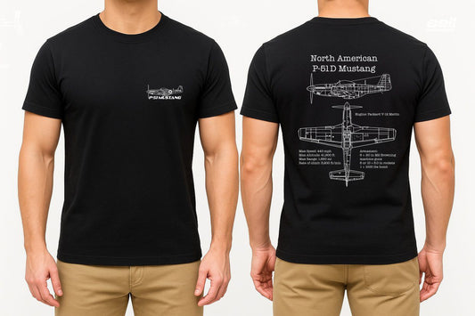 Camiseta Premium P-51 Mustang A5