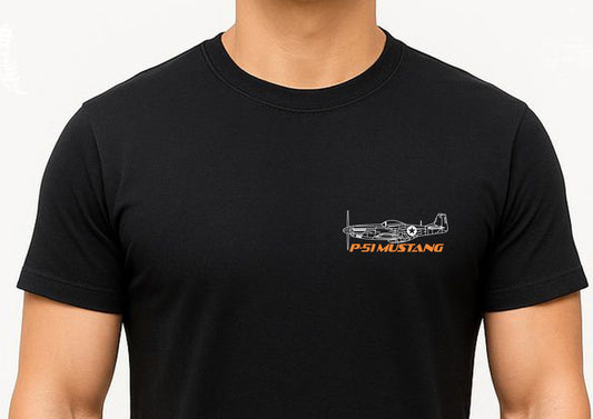 Camiseta Premium P-51 Mustang A5C