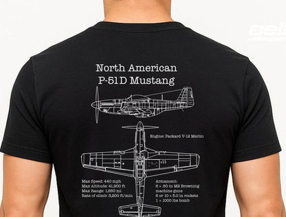 Camiseta Premium P-51 Mustang A5